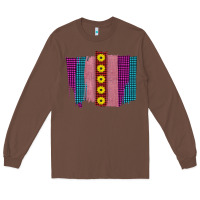 Chestnut Western Farm Life Sunflower Brush Strokes Long Sleeve Tee - Bettercallsaul