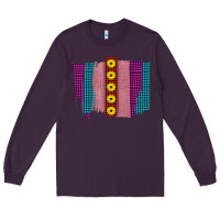 Plum Western Farm Life Sunflower Brush Strokes Long Sleeve Tee - Bettercallsaul