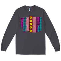 Smoke Western Farm Life Sunflower Brush Strokes Long Sleeve Tee - Bettercallsaul