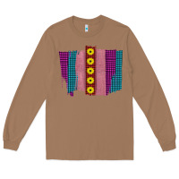 Toasted Coconut Western Farm Life Sunflower Brush Strokes Long Sleeve Tee - Bettercallsaul