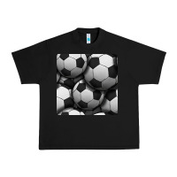 Black soccer seamless pattern Urban Heavy Tee - BundleAndBundleShop