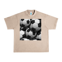 French Oak soccer seamless pattern Urban Heavy Tee - BundleAndBundleShop