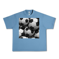 Pebble Blue soccer seamless pattern Urban Heavy Tee - BundleAndBundleShop