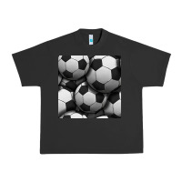 Pigment Black soccer seamless pattern Urban Heavy Tee - BundleAndBundleShop