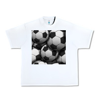 White soccer seamless pattern Urban Heavy Tee - BundleAndBundleShop
