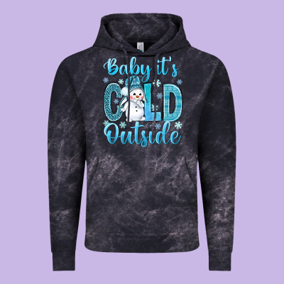 Baby It's Cold Outside Bbs Vintage Hoodie Designed By Bundleandbundleshop