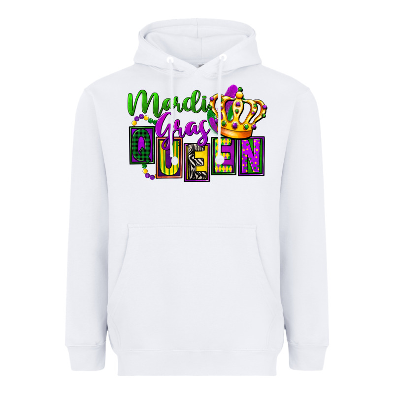 Mardi Gras Queen Heavyweight Hoodie by FaDigitalArtStudio | Teevron