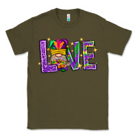 Army Green Mardi Gras Love With Gnome Classic Tee - BundleAndBundleShop