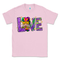Bubblegum Pink Mardi Gras Love With Gnome Classic Tee - BundleAndBundleShop