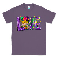 Lavender Mardi Gras Love With Gnome Classic Tee - BundleAndBundleShop