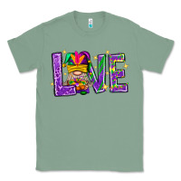 Sage Mardi Gras Love With Gnome Classic Tee - BundleAndBundleShop
