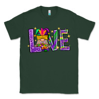 Sports Green Mardi Gras Love With Gnome Classic Tee - BundleAndBundleShop