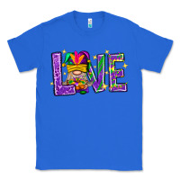 True Royal Mardi Gras Love With Gnome Classic Tee - BundleAndBundleShop