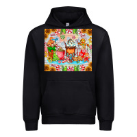 Black christmas coffee class Urban Hoodie - CowhideDigitalArt