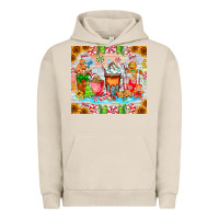 Pigment French Oak christmas coffee class Urban Hoodie - CowhideDigitalArt