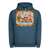 Pigment Midnight Navy christmas coffee class Urban Hoodie - CowhideDigitalArt