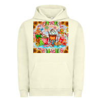 Pigment Pistachio christmas coffee class Urban Hoodie - CowhideDigitalArt