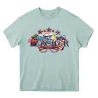 Arona american teacher Heavy Core Tee - NancyCooperArtShop