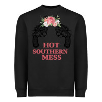 Black Hot Southern Mess Heavyweight Sweatshirt - Bettercallsaul