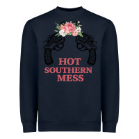 Navy Hot Southern Mess Heavyweight Sweatshirt - Bettercallsaul