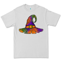Dove Grey Spider Web Witch Hat Premium Tee - Jasminsmagicworld