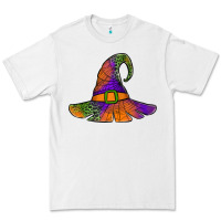 White Spider Web Witch Hat Premium Tee - Jasminsmagicworld
