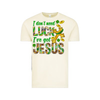 Vintage Arctic I Don't Need Luck I've Got Jesus St. Patricks Vintage Tee - BundleAndBundleShop