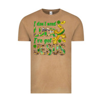 Vintage Camel I Don't Need Luck I've Got Jesus St. Patricks Vintage Tee - BundleAndBundleShop
