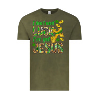 Vintage Olive I Don't Need Luck I've Got Jesus St. Patricks Vintage Tee - BundleAndBundleShop