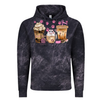 Cloud Black cat coffee cups with paw bbs Vintage Hoodie - BundleAndBundleShop