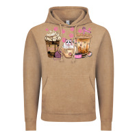 Vintage Coffee cat coffee cups with paw bbs Vintage Hoodie - BundleAndBundleShop
