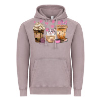 Vintage Zinc cat coffee cups with paw bbs Vintage Hoodie - BundleAndBundleShop