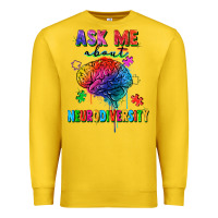 Lemon Ask me about neurodiversity Premium Sweatshirt - FaDigitalArtStudio