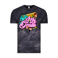 Cloud Black hello 4th grade Vintage Tee - JahusDesignShop