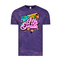Cloud Purple hello 4th grade Vintage Tee - JahusDesignShop