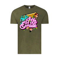 Vintage Olive hello 4th grade Vintage Tee - JahusDesignShop
