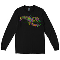 Black mardi gras lobster Long Sleeve Tee - RanaPortraitStore