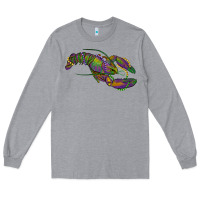 Heather Grey mardi gras lobster Long Sleeve Tee - RanaPortraitStore