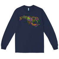 Navy mardi gras lobster Long Sleeve Tee - RanaPortraitStore