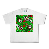 Lunar Rock soccer gnomes and hearts seamless pattern Urban Heavy Tee - BundleAndBundleShop