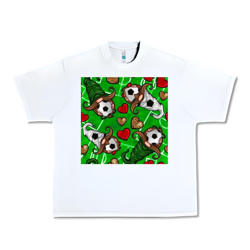 Soccer Gnomes And Hearts Seamless Pattern Urban Heavy Tee by BundleAndBundleShop | Teevron