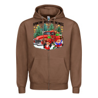 Chestnut hanging with my gnomies Zipper Hoodie - CowGirlArtShop