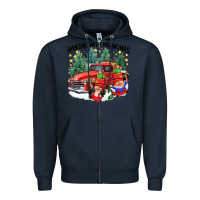 Navy hanging with my gnomies Zipper Hoodie - CowGirlArtShop