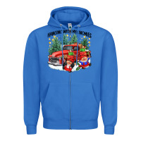 True Royal hanging with my gnomies Zipper Hoodie - CowGirlArtShop