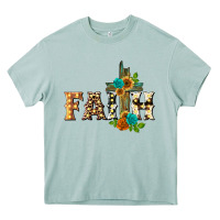 Arona faith with cross Heavy Core Tee - BarkalooDesign