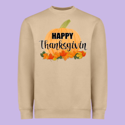 Happy Thanksgiving Heavyweight Sweatshirt Designed By Bettercallsaul