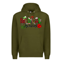 Army Green medical assistant christmas Premium Hoodie - OliviaCreatesArt