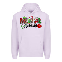 Lilac medical assistant christmas Premium Hoodie - OliviaCreatesArt