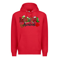 Red medical assistant christmas Premium Hoodie - OliviaCreatesArt