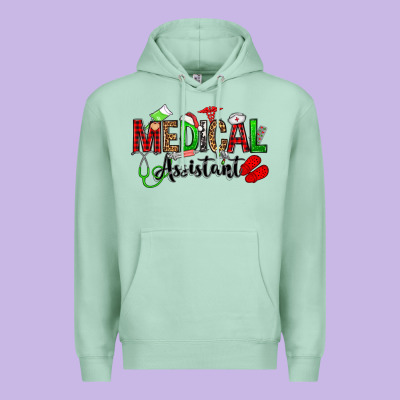 Medical Assistant Christmas Premium Hoodie Designed By Oliviacreatesart